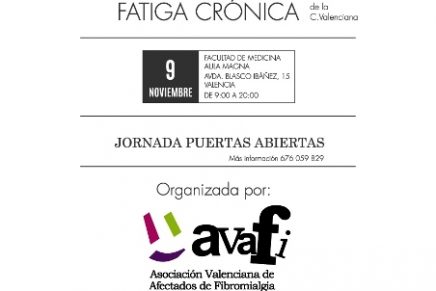 I Jornada de Fibromialgia y Fatiga Crónica – Comunidad Valenciana