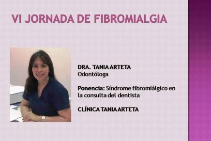 Dra. Tania Arteta. Odontóloga. VI Jornada.